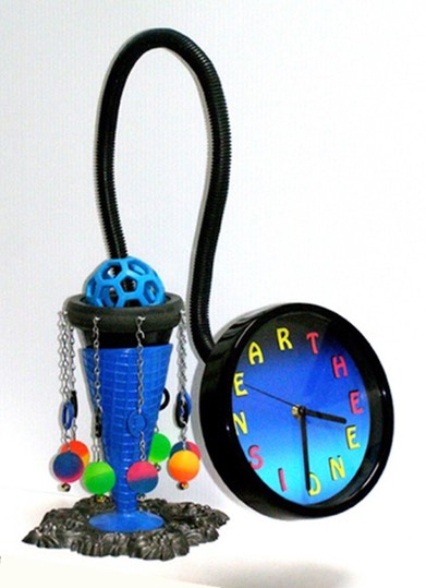 clock with balls website