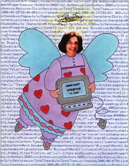 Cyberangel (drawing, photo, digital print)