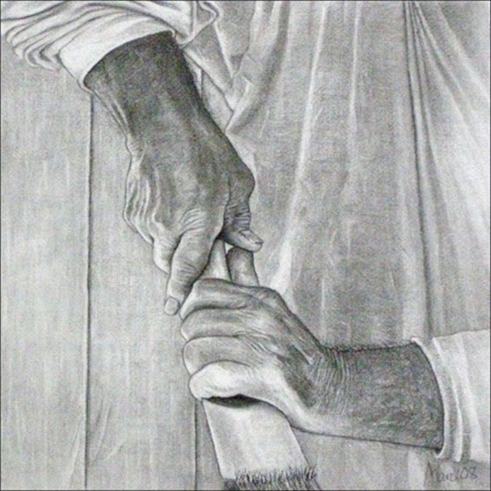 Hands at work-Sculptor lr