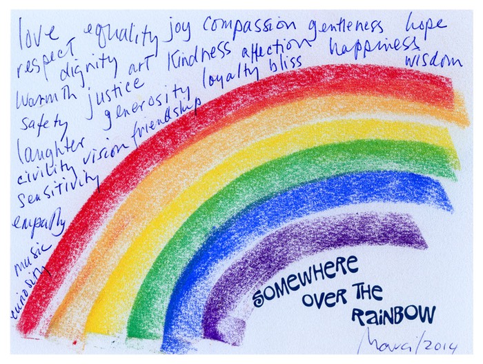 Over rhe Rainbow lr